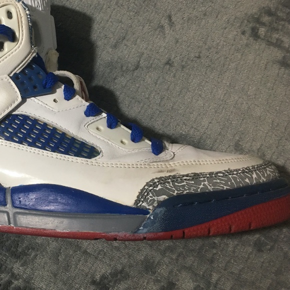 Jordan Spizike CUSTOM True Blues Size 11.5 - Picture 4 of 12